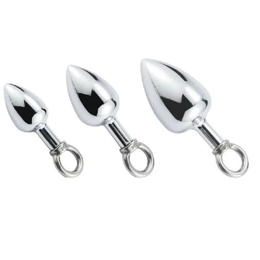 Anal Hooks Anal DiscreetChoice Ring with Hook Steel 4663 Stainless Set Cock 0912